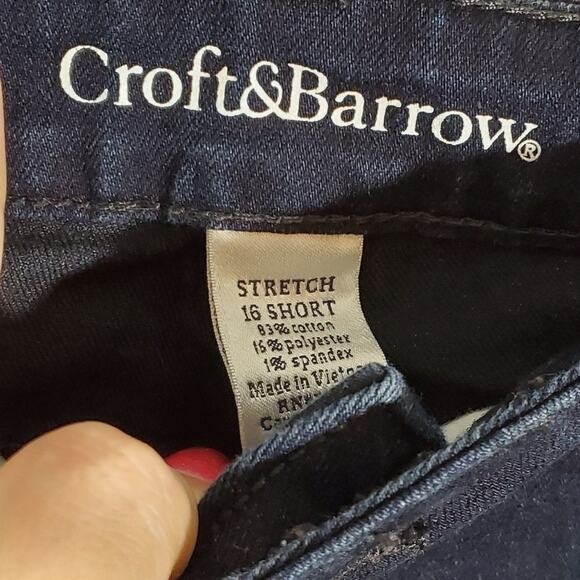 Croft & Barrow classic fit jeans plus 16 short‎ - Picture 4 of 7